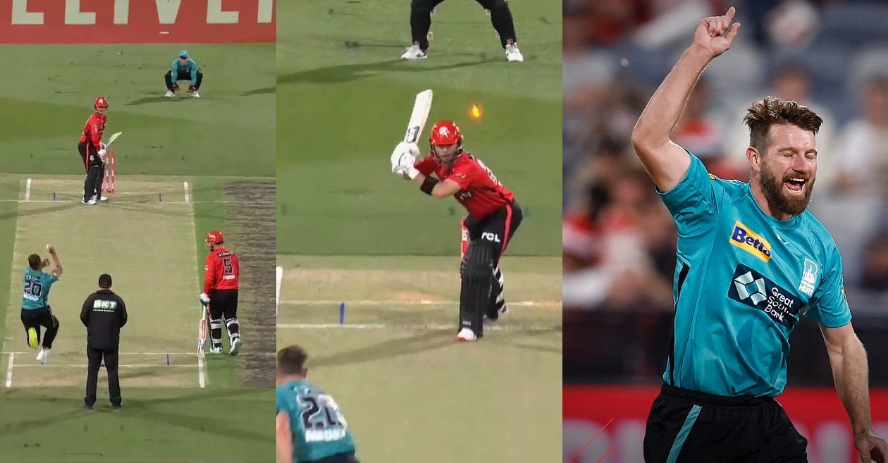 WATCH: Brisbane Heat’s Michael Neser takes a hat-trick against Melbourne Renegades – BBL|12