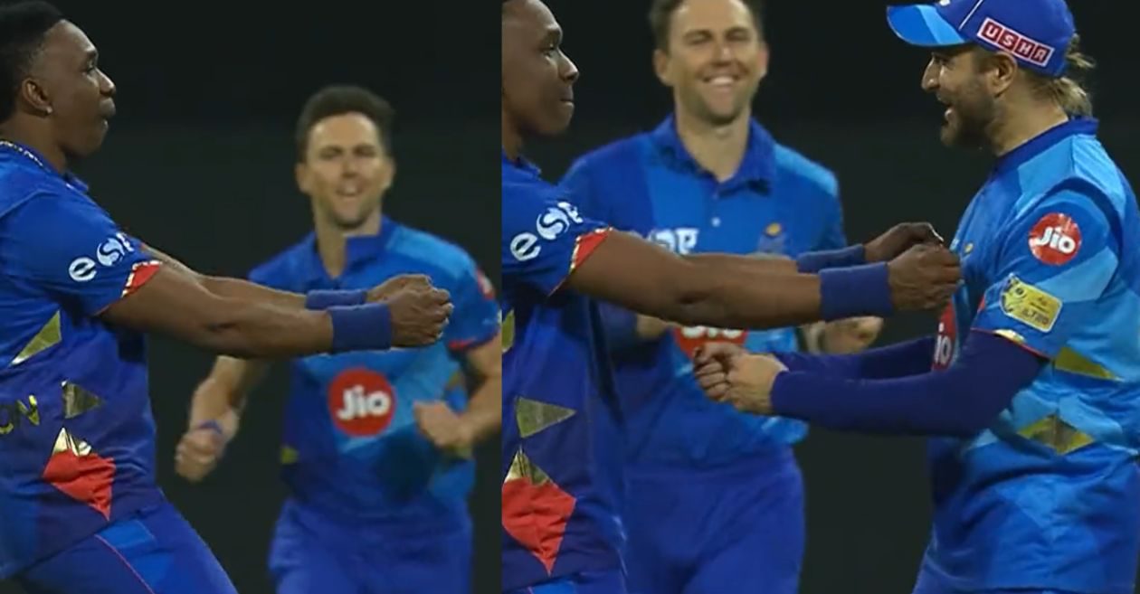 WATCH: Dwayne Bravo and Imran Tahir dance after MI Emirates reach playoffs in ILT20