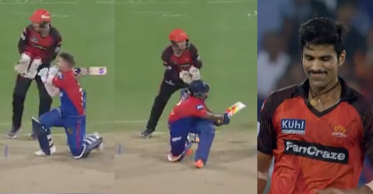 IPL 2023 [VIDEO]: SRH all-rounder Washington Sundar picks three wickets in an over against Delhi Capitals