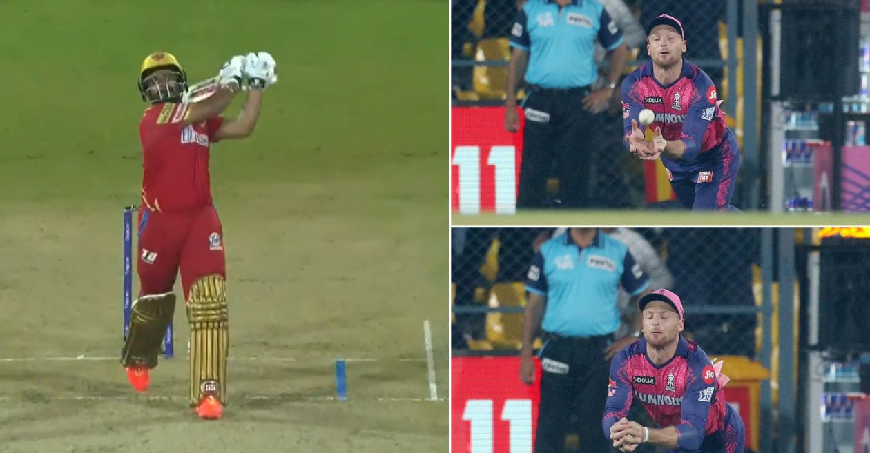 WATCH: Jos Buttler plucks a screamer to dismiss Prabhsimran Singh in RR vs PBKS game – IPL 2023