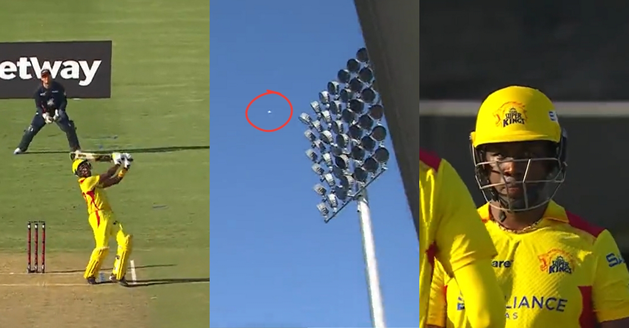 WATCH: Dwayne Bravo hits a monstrous six off Anrich Nortje during MLC 2023 match