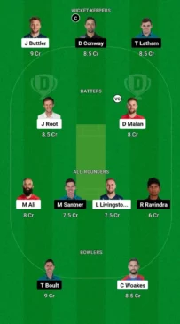 ENG vs NZ Dream11 Team