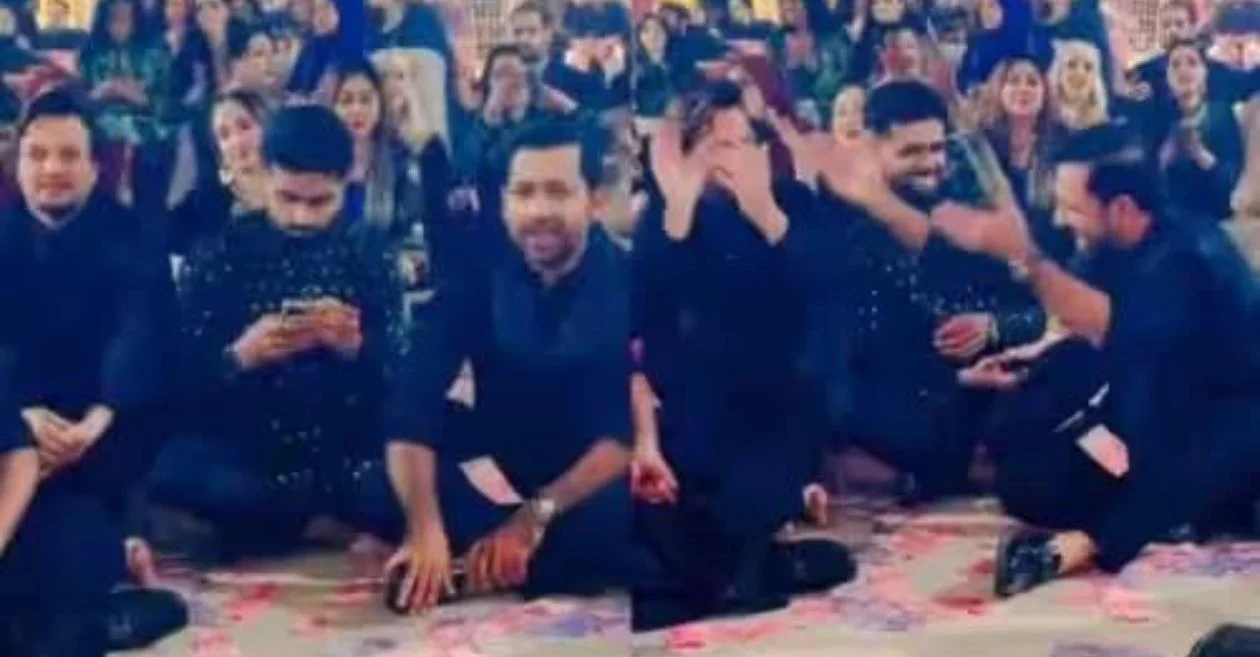 WATCH: Babar Azam, Sarfaraz Ahmed enjoy at Qawwali night program ahead of Imam-ul-Haq’s wedding