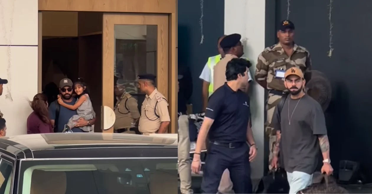 WATCH: Rohit Sharma and Virat Kohli touch down in Mumbai after the ODI World Cup 2023 final setback