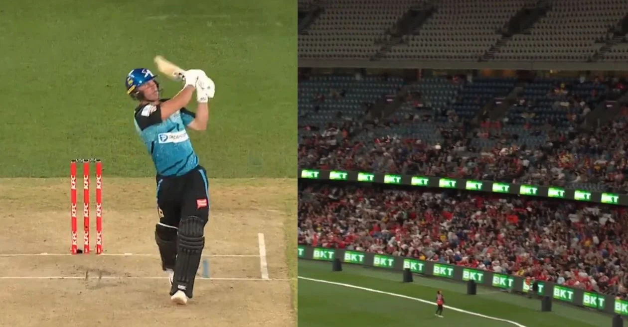 WATCH: Chris Lynn smacks a 103-meter six off Will Sutherland in BBL|13