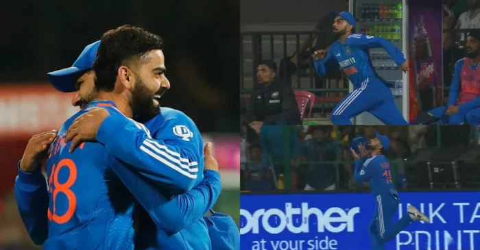 WATCH: Virat Kohli covers half the ground to take a spectacular running catch during IND vs AFG 3rd T20I