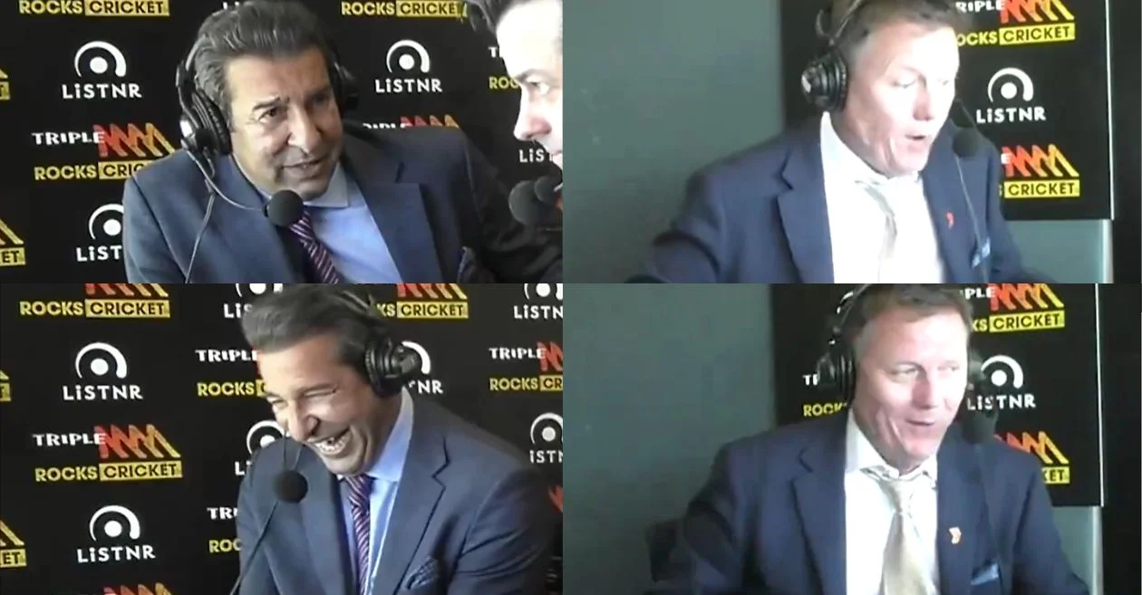 WATCH: Wasim Akram teaches Australian commentators on pronouncing Pakistan’s batter name correctly