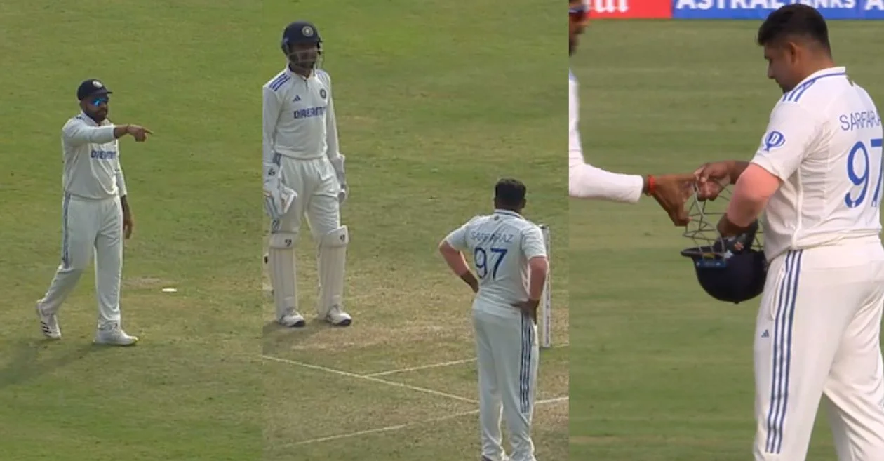 ‘Hero nai banne ka’: Rohit Sharma funnily reminds Sarfaraz Khan to wear helmet on Day 3 of the Ranchi Test