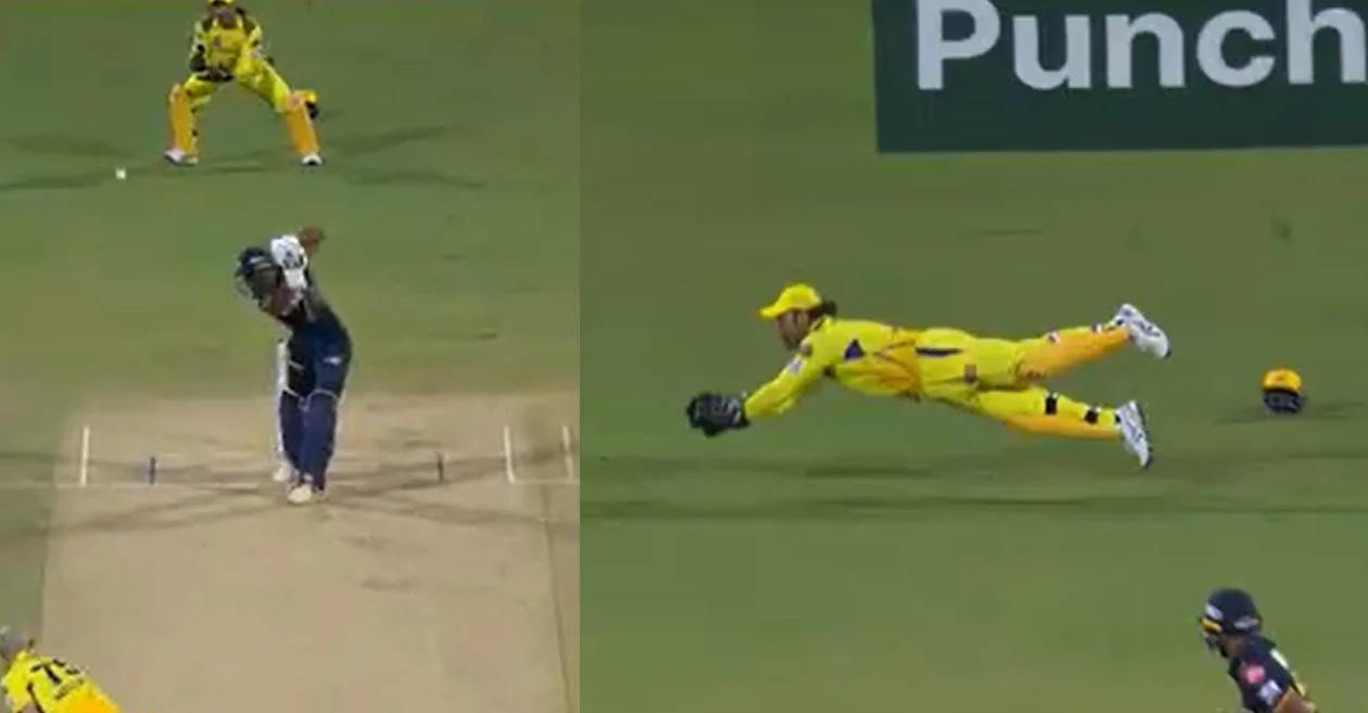 IPL 2024 [WATCH]: MS Dhoni plucks age-defying catch to get rid of Vijay Shankar in CSK vs GT game