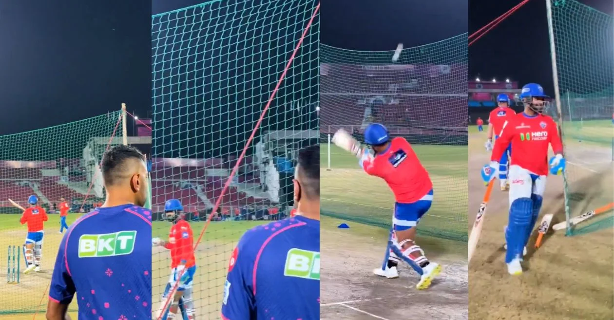 IPL 2024 [WATCH]: Ravichandran Ashwin boosts Rishabh Pant’s spirits during the net session ahead of RR vs DC clash