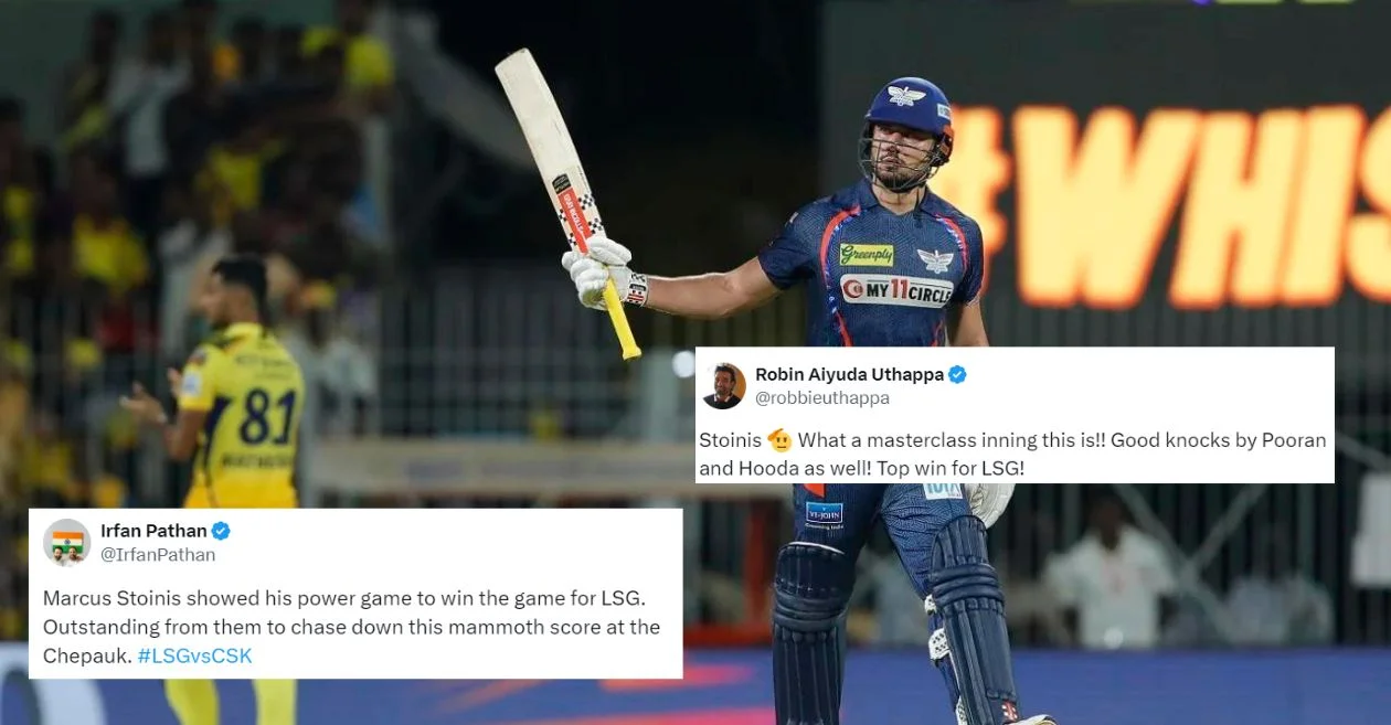 Twitter reactions: Marcus Stoinis’ century overshines Ruturaj Gaikwad’s ton as LSG beat CSK in IPL 2024