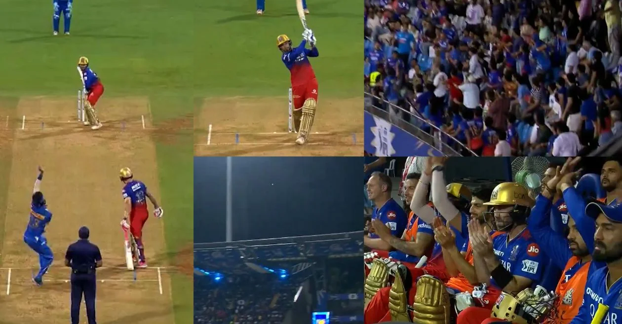 IPL 2024 [WATCH]: Rajat Patidar hits a monstrous six off Hardik Pandya during MI vs RCB clash