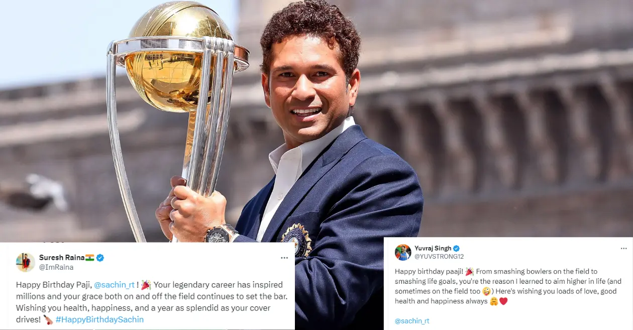 Cricket fraternity extends wishes to Sachin Tendulkar on his 51st birthday