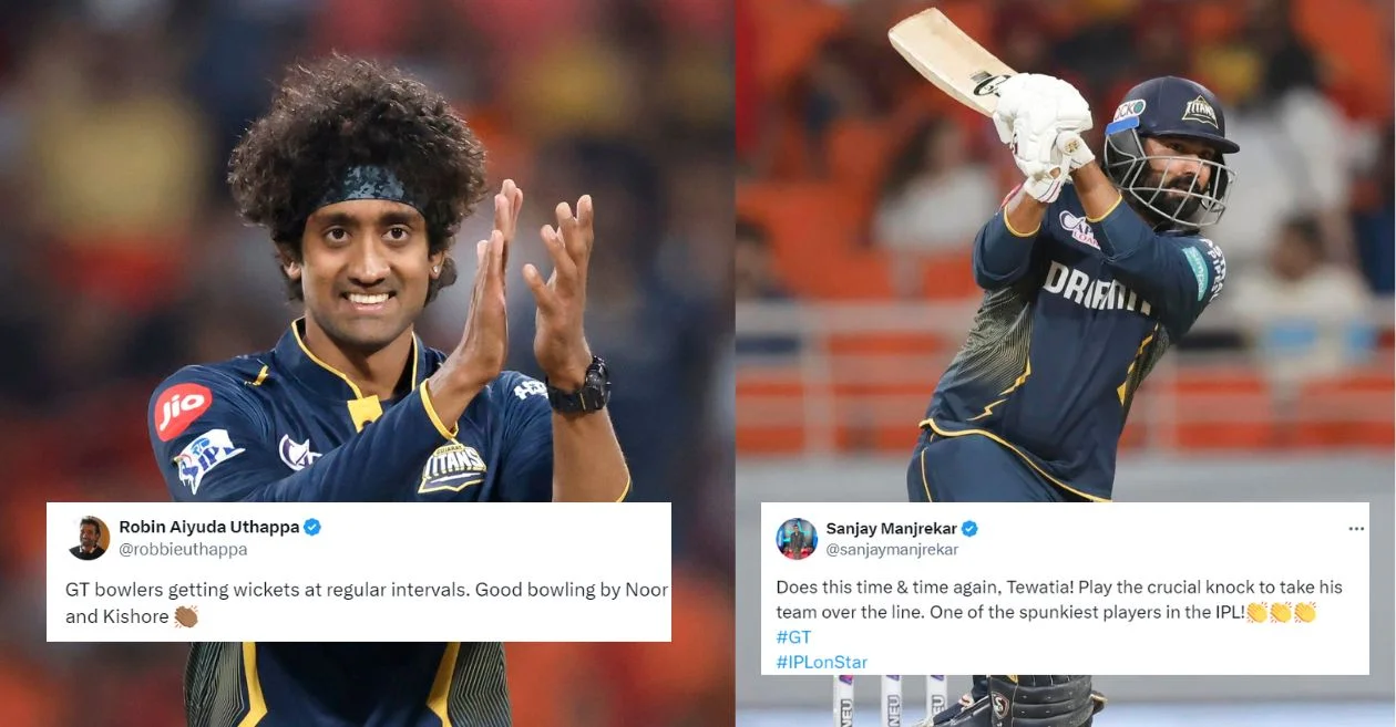 Twitter reactions: Sai Kishore and Rahul Tewatia spearhead Gujarat Titans to victory over Punjab Kings | IPL 2024