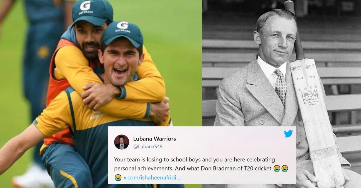 Fans brutally troll Shaheen Afridi for comparing Mohammad Rizwan with legendary Don Bradman