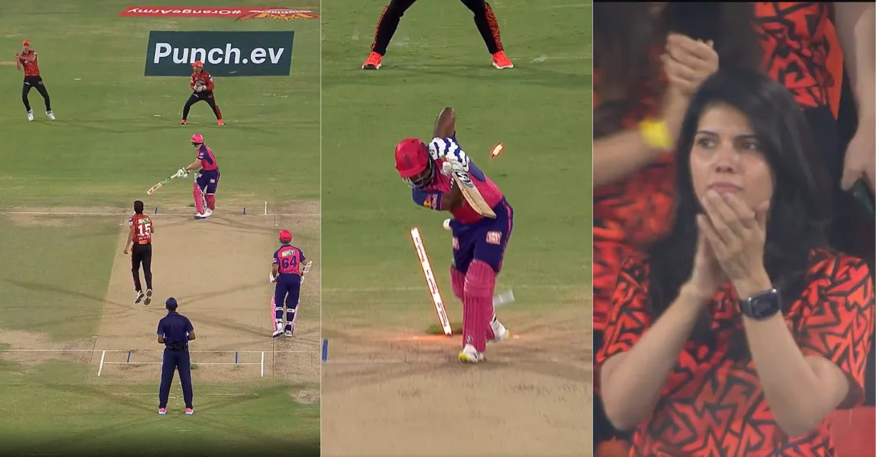 WATCH: Bhuvneshwar Kumar outfoxes Jos Buttler, Sanju Samson for ducks; Kavya Maran celebrates | IPL 2024, SRH vs RR