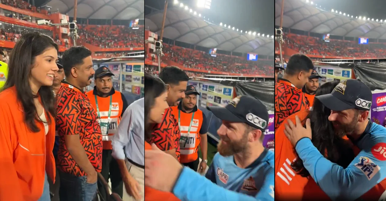 IPL 2024: Kane Williamson hugs former ‘boss’ Kavya Maran after SRH vs GT washout; video goes viral