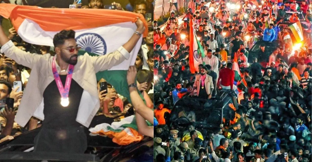 WATCH: Mohammed Siraj receives rousing welcome in Hyderabad after India’s T20 World Cup victory