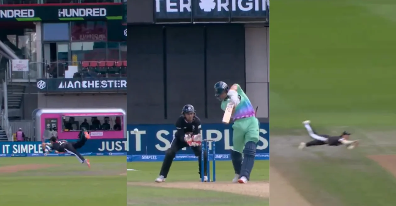 WATCH: Wayne Madsen takes an incredible catch to dismiss Will Jacks in The Hundred 2024