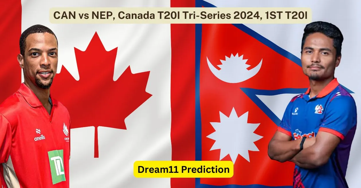 CAN vs NEP, Canada Tri Series 2024, 1st T20I: Match Prediction, Dream11 Team, Fantasy Tips & Pitch Report | Canada vs Nepal