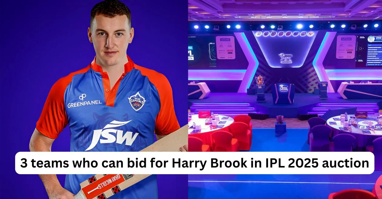 IPL 2025: 3 teams who can bid for Harry Brook in the mega auction