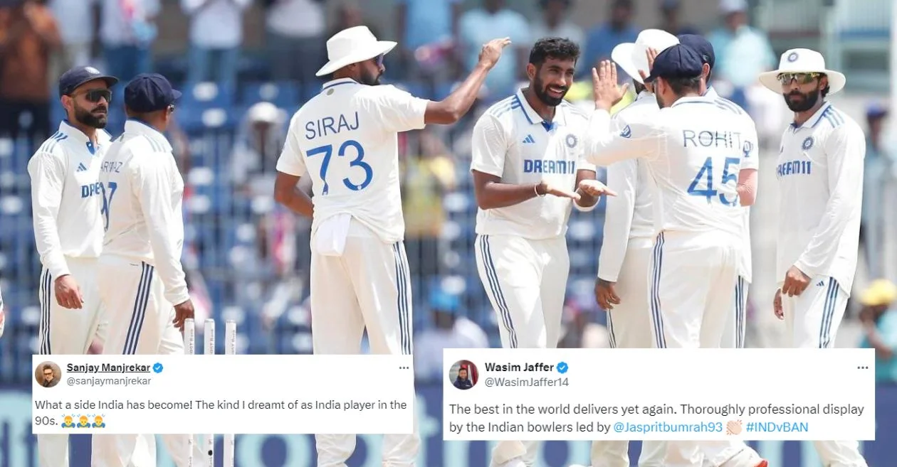 Netizens react as Jasprit Bumrah’s brilliance helps India seize control over Bangladesh on Day 2 of the 1st Test