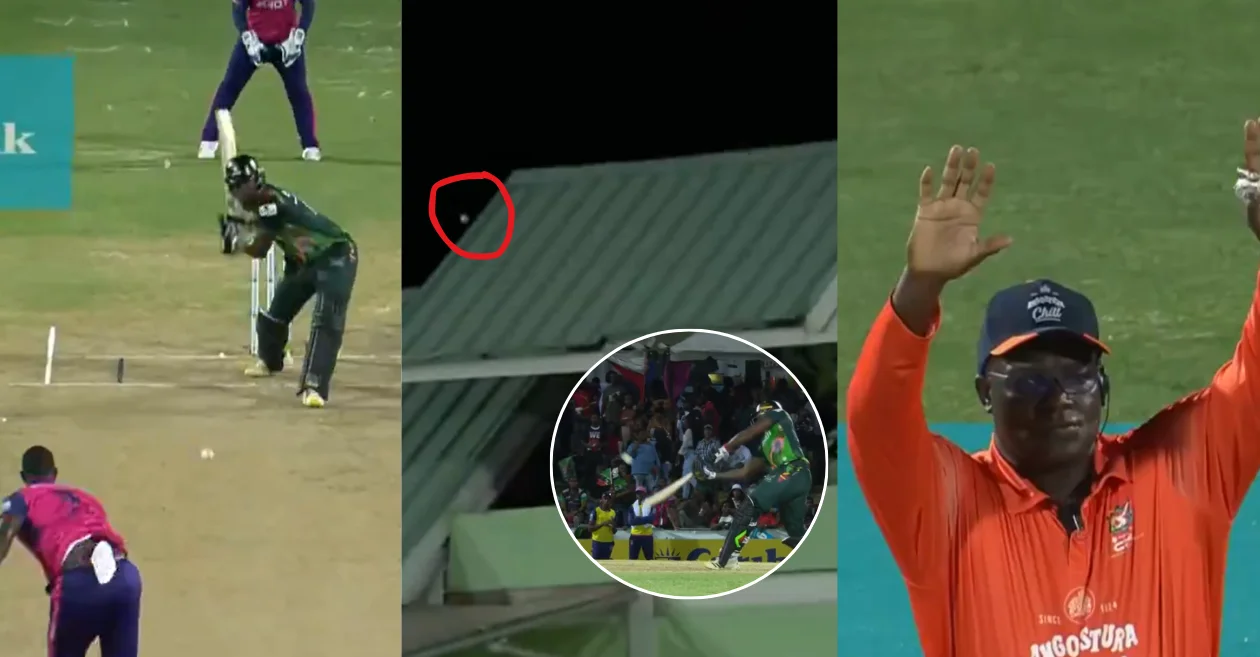 WATCH: Ryan John smashes enormous six off Jason Holder in CPL 2024