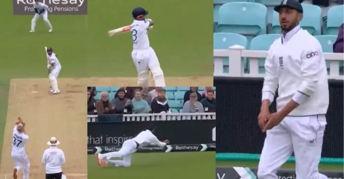 WATCH: Shoaib Bashir pulls off a stunning catch to dismiss Kusal Mendis on Day 4 of the 3rd Test