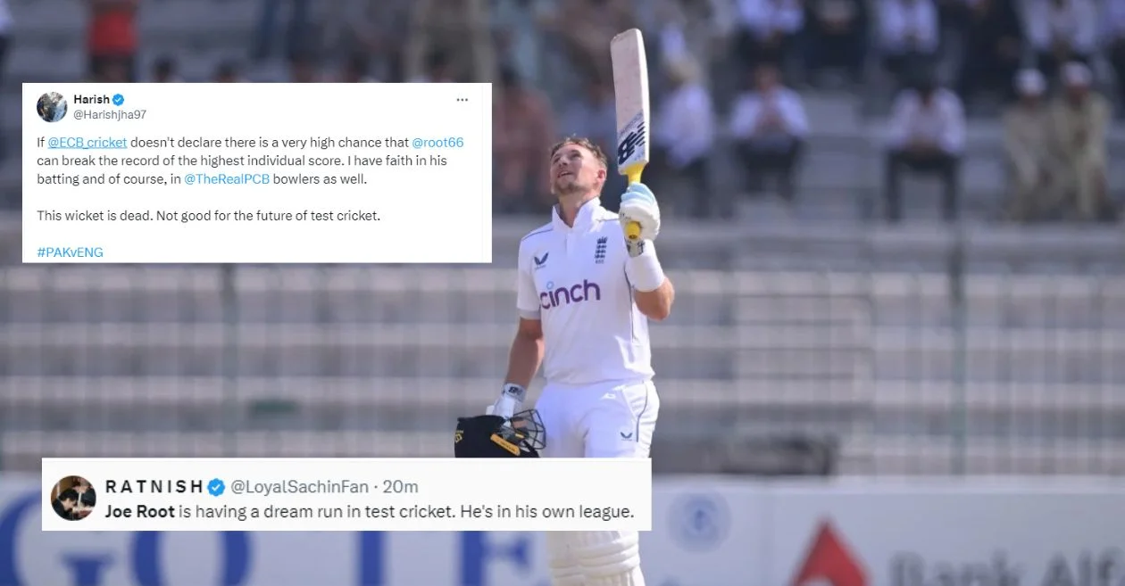 PAK vs ENG: Fans in awe as Joe Root lights up Multan with stellar double century on Day 4 of 1st test