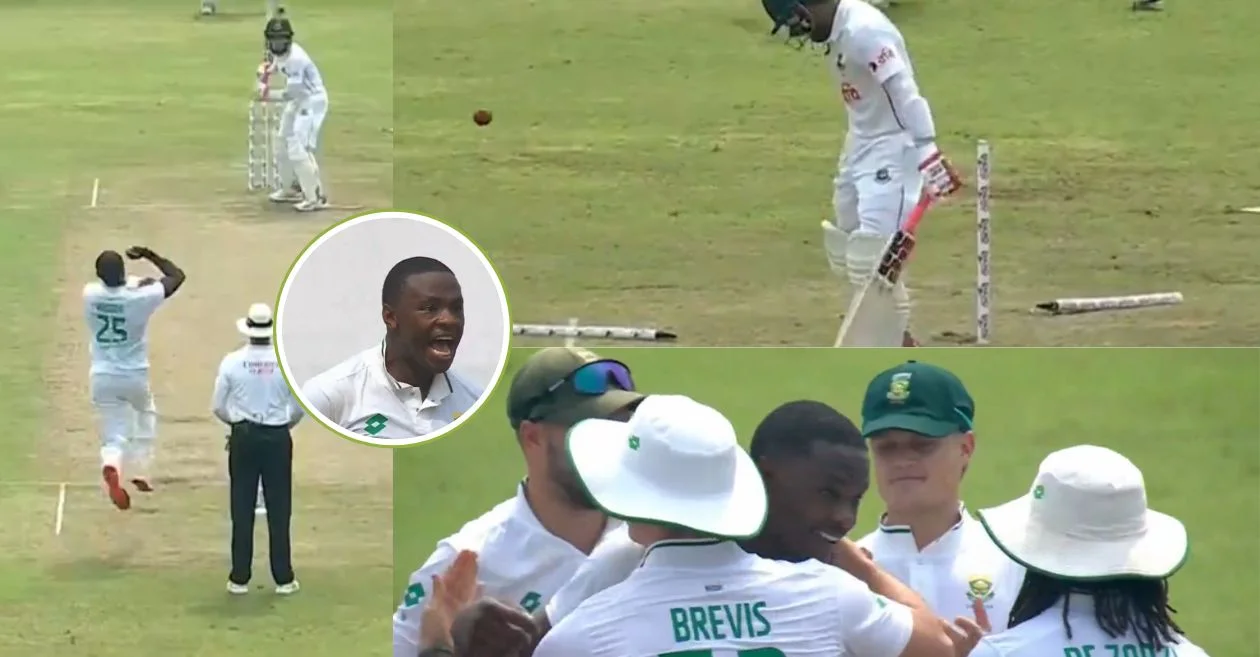 BAN vs SA [WATCH]: Kagiso Rabada uproots Mushfiqur Rahim’s stumps to complete 300 Test wickets