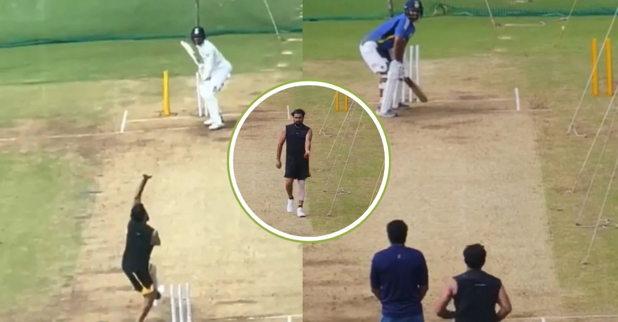 WATCH: Mohammed Shami’s intense net session with Shubman Gill and assistant coach Abhishek Nayar