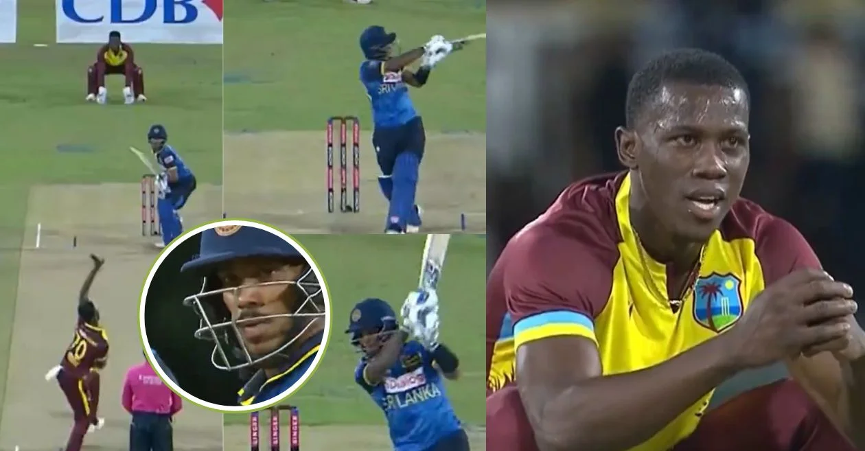 SL vs WI [WATCH]: 4,4,4,4,4 – Pathum Nissanka brutally hammers Shamar Joseph in the 2nd T20I