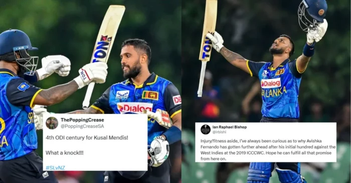 Twitter reactions: Kusal Mendis, Avishka Fernando light up Dambulla with exceptional tons | SL vs NZ, 1st ODI