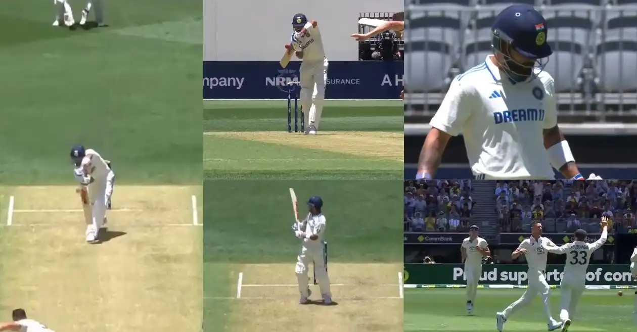 AUS v IND [WATCH]: Josh Hazlewood perfectly sets up Virat Kohli’s wicket on Day 1 of the Perth Test