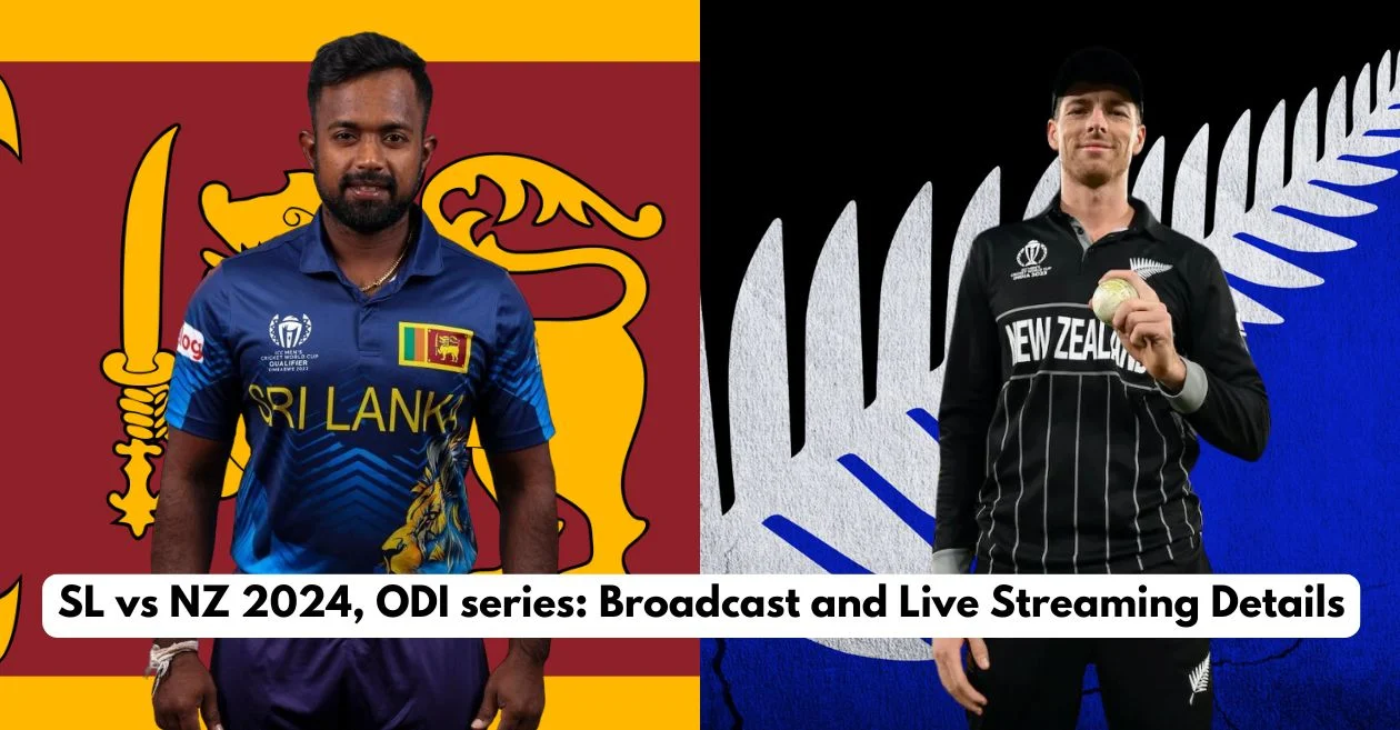 SL vs NZ 2024, ODI series: Broadcast, Live Streaming Details – When and where to watch in India, Sri Lanka, Pakistan, New Zealand and other countries