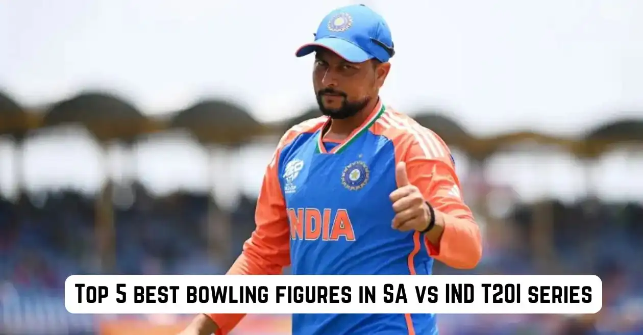 Top 5 best bowling figures in the South Africa vs India T20I series ft. Kuldeep Yadav