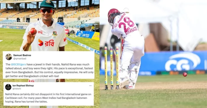 Twitter reactions: Nahid Rana’s five-wicket haul dismantles West Indies to put Bangladesh in charge on Day 3 of the second Test