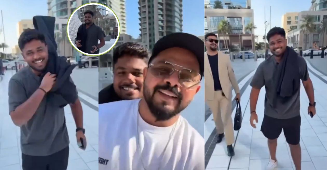 WATCH: S. Sreesanth meets Sanju Samson in a delightful reunion; pens a special message