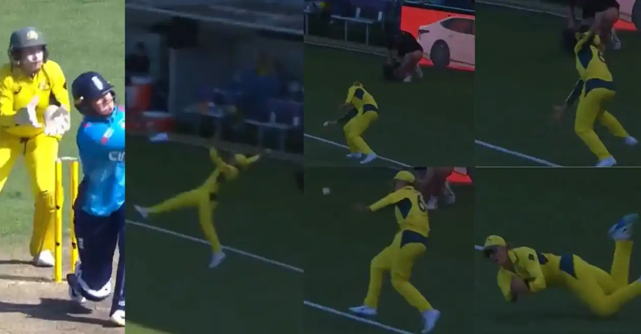 WATCH: Ashleigh Gardner takes a jaw-dropping catch to dismiss Sophie Ecclestone in 3rd ODI – AUS-W vs ENG-W