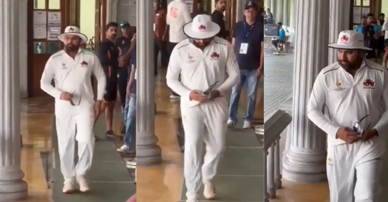 WATCH: Fans tease Rohit Sharma with Hardik…Hardik and Vadapao chants during Ranji Trophy