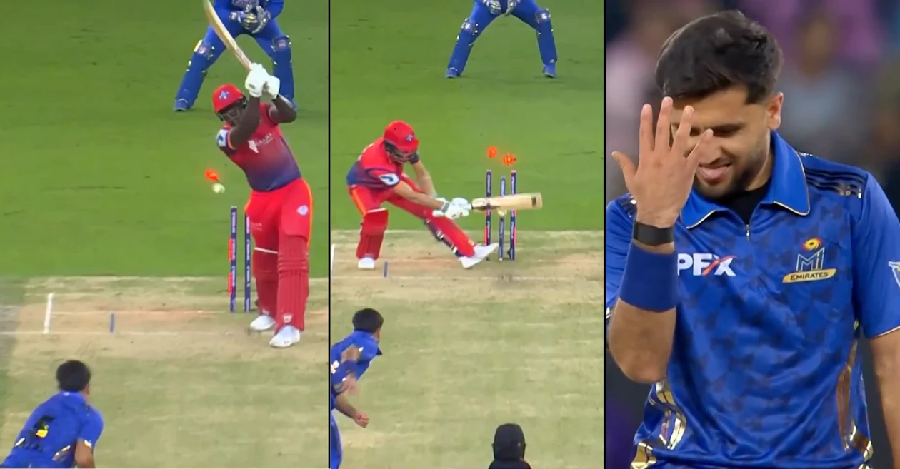 WATCH: Fazalhaq Farooqi does a John Cena after recording best bowling figures in ILT20 history