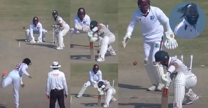 PAK vs WI [WATCH]: Jomel Warrican takes down Mohammad Rizwan with a jaw-dropping delivery in the 2nd Test