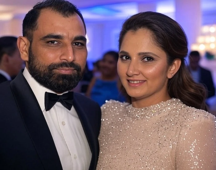 Mohammed Shami with Sania Mirza