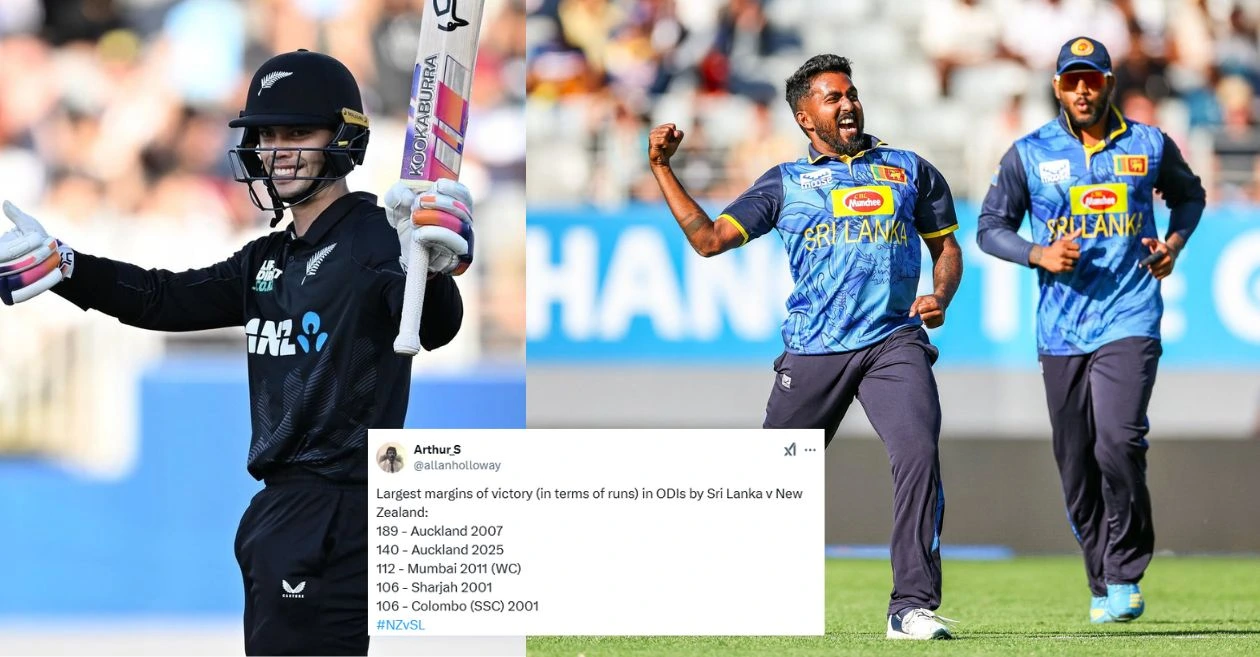 Twitter reactions: Clinical Sri Lanka thrash New Zealand in the 3rd ODI to avoid a series whitewash