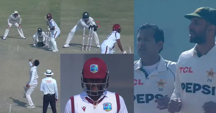 WATCH: Noman Ali outsmarts the West Indies captain Kraigg Brathwaite with a stunning delivery | PAK vs WI, 2nd Test