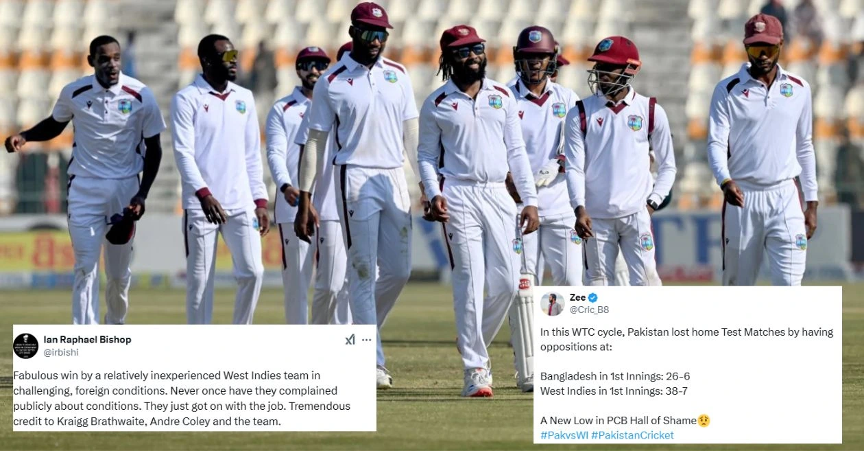 Twitter reactions: Jomel Warrican sizzles as West Indies secure a historic win in the 2nd Test against Pakistan