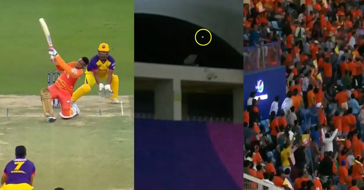 WATCH: Shimron Hetmyer hits a massive six off Harmeet Singh in ILT20 2025