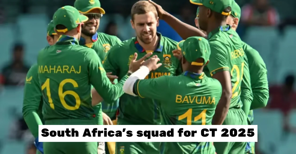 Cricket South Africa announces squad for Champions Trophy 2025; Anrich Nortje and Lungi Ngidi return