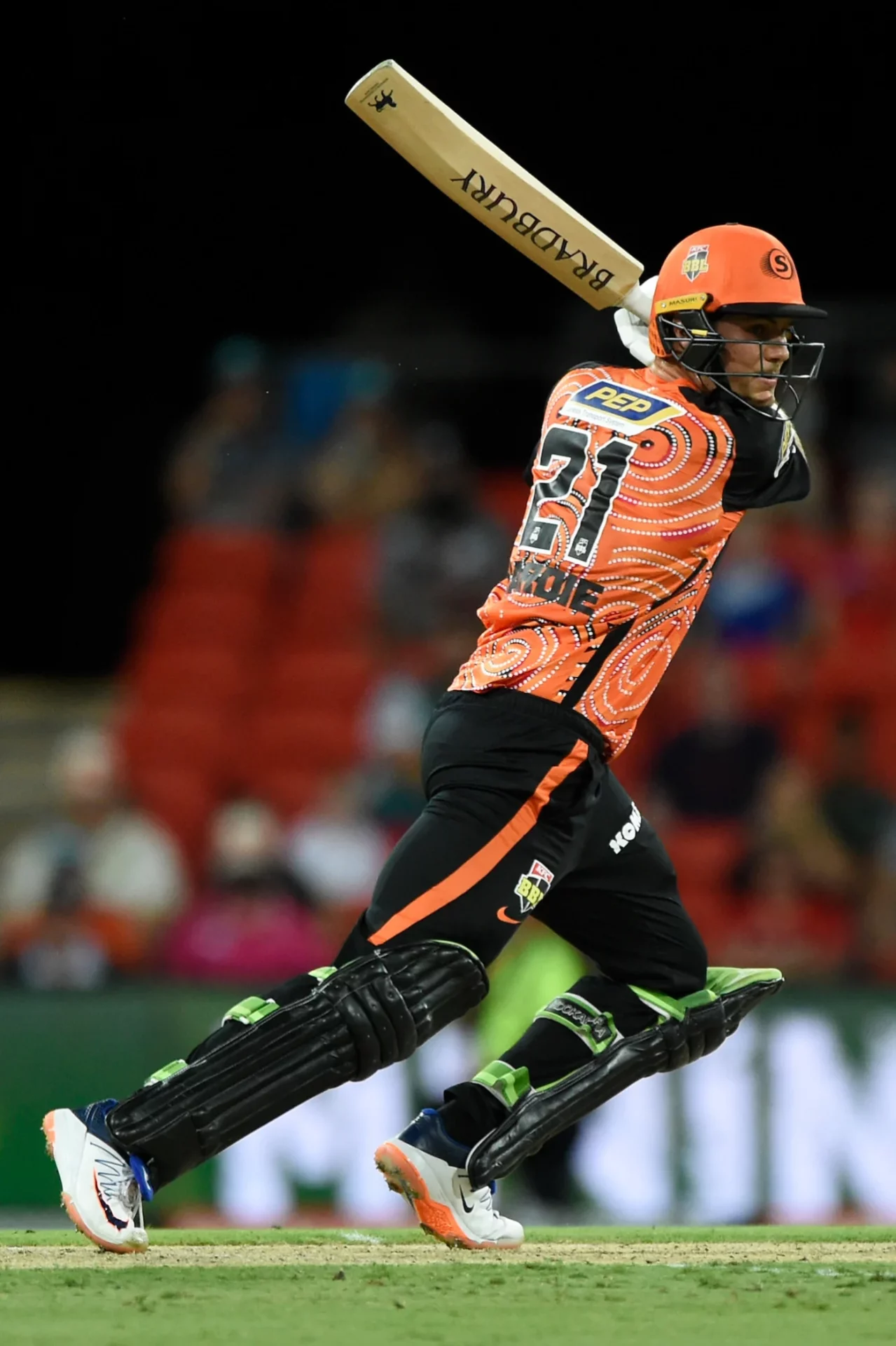 Aaron Hardie playing for Perth Scorchers