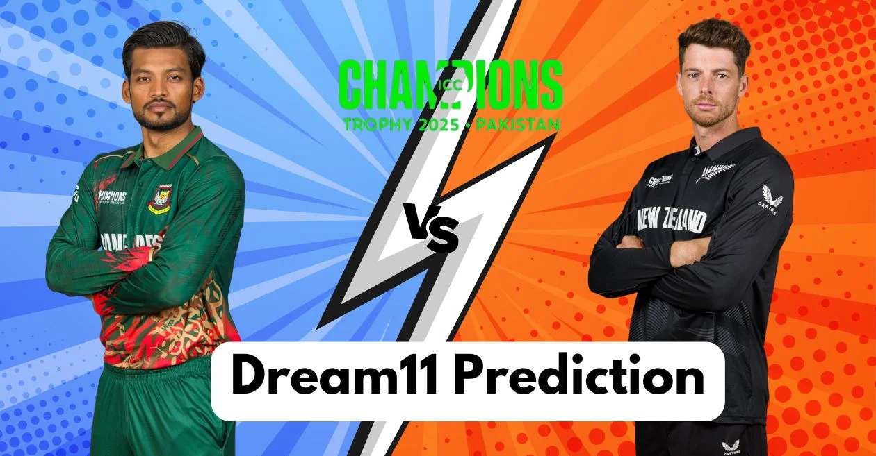 BAN vs NZ, ICC Champions Trophy 2025: Match Prediction, Dream11 Team, Fantasy Cricket Tips & Pitch Report | Bangladesh vs New Zealand